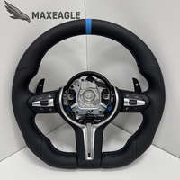 Volant en cuir pour voiture BMW Série 3 pour M3 M4 M5 M6 F30 F10 F15 F36 F01 F20 F22 F25 F31 F32 E70 E71 E90 E91E92 X1 X5 X6