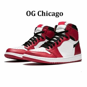 Baskets de basketball Factory Retro 1s, coloris Chicago OG, unisexe, chaussures de sport, vente en gros, emballage personnalisé, livraison directe disponible - Product Image 1