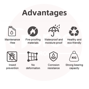 Dalles de terrasse en composite bois-plastique WPC à emboîter pour jardin, patio, balcon et terrasse extérieure - Product Image 4