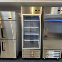 Réfrigérateur commercial ETL UL CE pour cuisine professionnelle, 609L, congélateur vertical à porte simple ou multi-portes avec contrôleur numérique