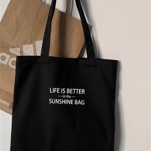 Bolsa de Mano Simple con Cierre, Bolsa de Hombro Informal de Lona, en Oferta - Product Image 2