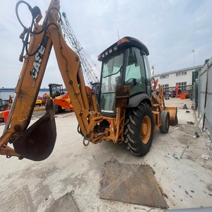 Retroexcavadora Usada para Construcción, Excavadora Hidráulica Amarilla con Cargador Frontal, Cabina, Cucharón, Motor Deutz, Carga Nominal de 7 Toneladas - Product Image 6