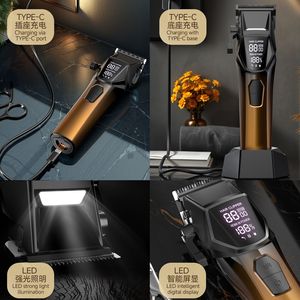 Cortadora de Pelo Eléctrica Profesional, Batería de Iones de Litio de 4500 mAh, Carga USB, Uso en Salón, Alta Potencia de 20 W, 7000-9000 RPM - Product Image 2