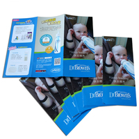 Brochure pliante personnalisée avec impression de logo, dépliant, livret, brochure, papier couché de qualité supérieure, impression offset OEM, plastification, format personnalisé