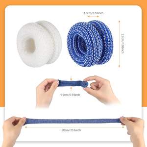 Bandage tubulaire en coton de soutien pour les doigts, idéal pour les premiers secours, les soins des plaies, le jardinage et le fitness - Product Image 3