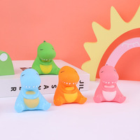 Jouet Squishy Dinosaure Mignon DIY, Modèle Changeant de Forme, Rempli de Sable à Mémoire de Forme, Jouet Anti-Stress à Presser pour Enfants