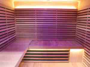 Salle de <span class=keywords><strong>sauna</strong></span> infrarouge à spectre complet combinée de luxe directe d'usine 2-4 personnes <span class=keywords><strong>Sauna</strong></span> sec traditionnel avec panneau - Product Image 4