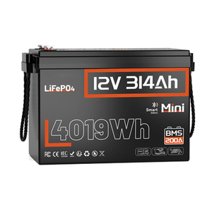 12V 314Ah LiFePO4 Lithium Batterijpakketten Met Bluetooth 200A BMS Oplaadbaar voor Camper Golfkar Kamperen Visboten - Product Image 1