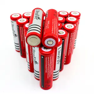Baterai ion litium 3.7v asli kualitas tinggi 18650 3.7v 4200Mah kapasitas besar untuk baterai senter isi ulang