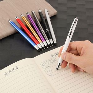Nuevo Bolígrafo Multicolor de Punta Metálica de 1.0 mm, Multifuncional con Pantalla Táctil, Ideal para Estudiantes, Color Negro - Product Image 1