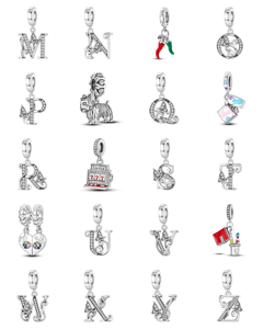 Pulsera Infantil DIY Pan Family Golden Rose Gold Life Tree con Cuentas de Plata y Zirconia en Forma de Corazón y Accesorios Chapados en Oro Rosa - Product Image 4