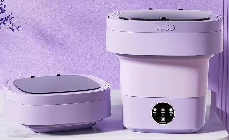 Violet [Lumière bleue + Panier de vidange + Tuyau de vidange] Grande taille