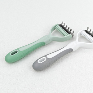 Peigne démêlant pour animaux de compagnie, pour chats et chiens, grande et petite taille, double face pour éliminer les poils et les nœuds. - Product Image 4