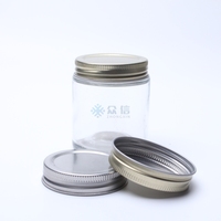 Tutup Botol Premium 42mm 44mm 52mm 56mm Tutup Aluminium Sekrup dengan Lapisan PE/PS Berbagai Ukuran Tutup Logam