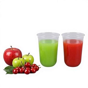 Gobelets jetables transparents en plastique souple PP en forme de U, capacité 12oz/16oz/24oz, pour Bubble Tea, Boba, café, desserts et boissons - Product Image 6