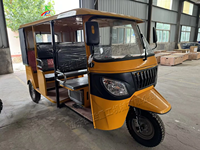 Nouveau Tuk Tuk à essence 200CC 2026, cabine ouverte 9 places, tricycle spacieux pour passagers et marchandises, idéal pour le transport public