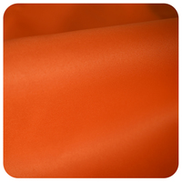 XJL-9 #   Tissu Orange Léger Extensible Résistant à l'Eau Séchage Rapide 50D 100% Polyester Mat Soie de Lait pour Vêtements Urbains et Doublures de Sacs