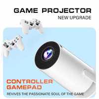 Vente chaude HY300 jeu Combo projecteur maison console de jeu intelligente projecteurs avec double Game Pad hôte WIFI projecteur M300 max