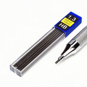 X801-1 Recambio de mina de lápiz mecánico de color superfino de 0.5mm 0.7mm HB/2B de alta resistencia de resina negra - Product Image 1