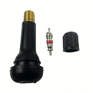 Valve tubeless TR414 en caoutchouc pour pneu, tige de valve à clipser pour voiture, moto et roue de véhicule - Product Image 1