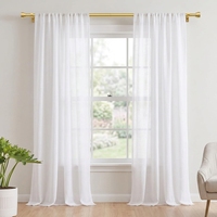 Ensemble de tringles à rideaux en fer doré de qualité supérieure |   Décoration de fenêtres de luxe moderne et robuste et décoration intérieure haut de gamme