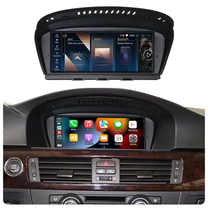 8.8 "Tela Original para BMW Série 3/5 E90 E60 2004-2011 Carplay Android 12 Multimedia Player Rádio Do Carro