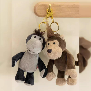 Llaveros de Peluche de Animales del Bosque Suaves y Adorables al por Mayor: Tigre, León, Elefante, Tortuga, Mapache, Colgante para Bolsos, Juguete de Peluche - Product Image 3