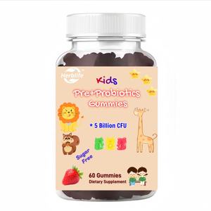 Gomitas de Probióticos y Prebióticos Sin Azúcar, Suministro de Fábrica, Apoyo Integral para la Salud Inmunológica de los Niños, Suplementos Herbales - Product Image 1