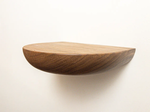 Mini colgadores de pared de madera curvada de Color nogal moderno, conjunto de estantes flotantes, sala de estar, galería, decoración del hogar, colgador de pared - Product Image 4