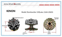 Système de poulie d'embrayage primaire en alliage d'aluminium pour transmission de moteur de motoneige Bombardier 101 ATV, pièce ZJKH-Z9055