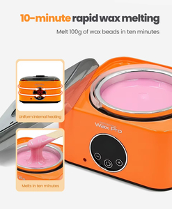 Digital Hair Removal Wax Warmer Adjustable Temperature Wax <b>Heater</b> Pot Fast Melting Depilatory Machine for Home Salon Waxing - Product Image 2