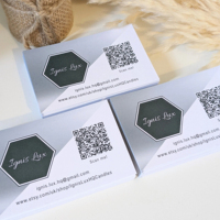 Cartes de visite personnalisées avec logo imprimé recto-verso, format carte de crédit, carton 350 g/m², texture, service de conception gratuit, invitations de mariage personnalisées