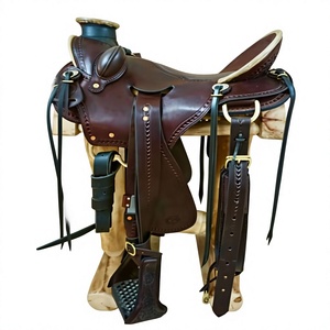 Meilleure Vente Selle de Cheval en Cuir Véritable BS International 100% avec Gravure Design, Arbre en Bois Durable de Haute Qualité, Selle Anglaise Européenne - Product Image 4