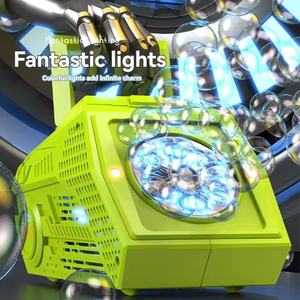 Máquina de <span class=keywords><strong>burbujas</strong></span> eléctrica para exteriores de verano, juguetes de 6 agujeros, soplador de <span class=keywords><strong>burbujas</strong></span> completamente automático con más de 2000 <span class=keywords><strong>burbujas</strong></span> por minuto para niños - Product Image 6