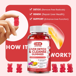 WELLBODY OEM/ODM Marque Privée Halal Gommes Naturelles Détoxifiantes pour le <span class=keywords><strong>Foie</strong></span> Qualité Alimentaire Adulte Produit Santé à Succès - Product Image 6