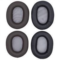 Coussinets d'oreille en cuir protéiné, remplacement pour casque sans fil Sony MDR-1RBT MDR1R, coussinets d'oreille en mousse à mémoire de forme souple