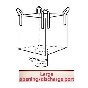 ถุงจัมโบ้รีไซเคิลได้ ผลิตจากโพลีโพรพิลีน FIBC แบบทอ ป้องกันการรั่วซึม สำหรับงานก่อสร้าง จัดเก็บฟืน และโลจิสติกส์ - Product Image 4