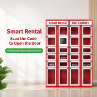 Armoire de location partagée intelligente et personnalisable, armoire de gestion d'équipements sportifs et d'outils avec code QR pour la commodité communautaire
