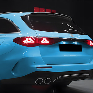 Mercedes-Benz E-Class Estate Rear Spoiler Piano Black Carbon Fiber Texture ABS Wing Shaped Trunk Lid Modification - Product Image 3
