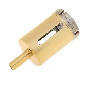 Diamond Hole Saw tile drilling bits Heavy Duty Wet and Dry Use for Brick Concrete Block Masonry gold color