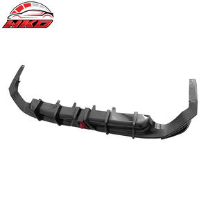 Diffuseur arrière pour Toyota Camry 2018-2024 LE XLE avec lumière LED, imprimé fibre de carbone, kit carrosserie de haute qualité - Product Image 4