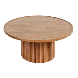 <b>Solid</b> <b>Wood</b> Wooden Coffee <b>Table</b> With Sturdy Legs Perfect For Living Room Centerpiece And Stylish Home Decoration - Product Image 1
