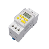 Temporizador Astronómico de 12V CC, Temporizador Digital Programable AUTO, Interruptor de Latitud de Temporización de 24 Horas y 7 Días, Corriente Máxima de 16A