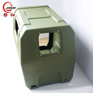 Cages solides pour chats de compagnie Chenil en plastique rotomoulé pour chiens Caisse robuste pour chiens Moule rotatif OEM - Product Image 4