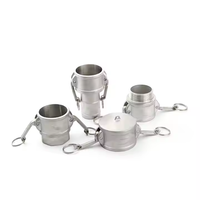 Bouchon anti-poussière en acier inoxydable sanitaire de type Camlock et capuchon anti-poussière DC 1 pouce 2 pouces 3 pouces