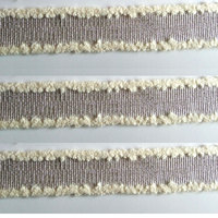 WO002 Accessoires vestimentaires Ruban décoratif coréen tissé jacquard 100% polyester sur mesure