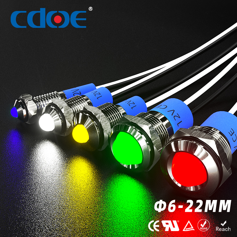 220v Indicator Lights IP67 Panel Control