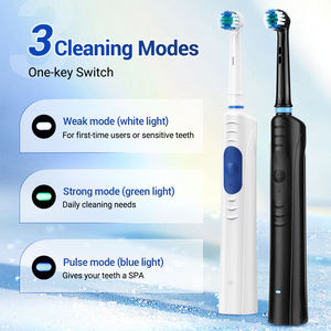 Fabricant OEM Direct – Nouvelle <span class=keywords><strong>Brosse</strong></span> <span class=keywords><strong>à</strong></span> Dents <span class=keywords><strong>Électrique</strong></span> Rotative Étanche avec 3 Modes de Nettoyage, Conception Rotative Type <span class=keywords><strong>Oral</strong></span>-<span class=keywords><strong>B</strong></span>, <span class=keywords><strong>Étui</strong></span> de Voyage en Nylon - Product Image 2