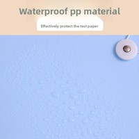 Carpeta A4 al por mayor, con páginas interiores transparentes y gruesas, para almacenamiento de exámenes de estudiantes, archivador acordeón multicapa con cremallera, imprimible.
