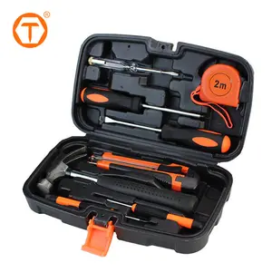 Black Home Use Durable Multi Functional Combination Complete Standard Mechanics Hand Tool Kit Set With Small Box Usa